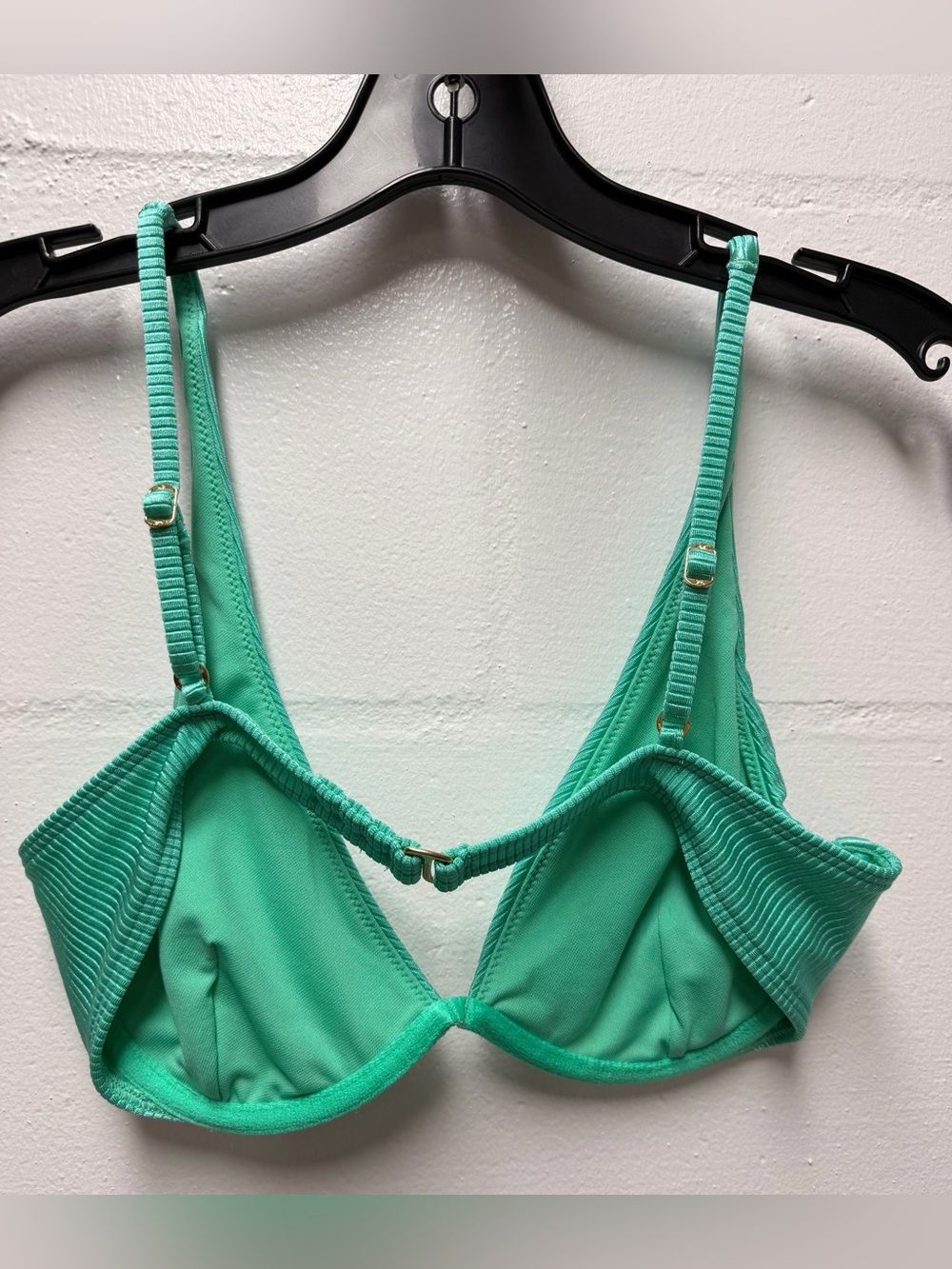 Hollister Ribbed Underwire Bikini Set - Mint/Aqua - Picture 3 of 6